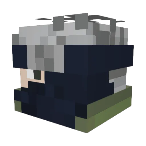 llDemise Minecraft avatar head, 3D render