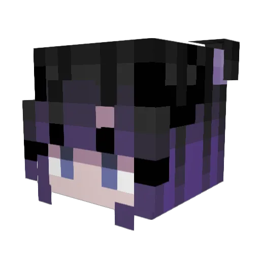 llGRIMMYll Minecraft avatar head, 3D render