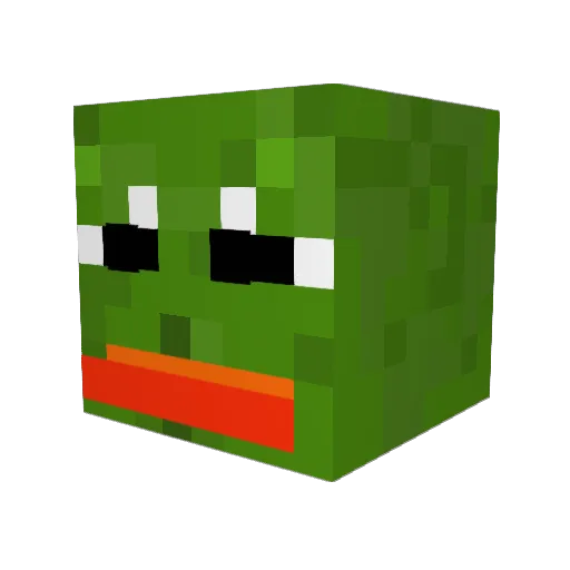 llIllIIIIIlI Minecraft avatar head, 3D render