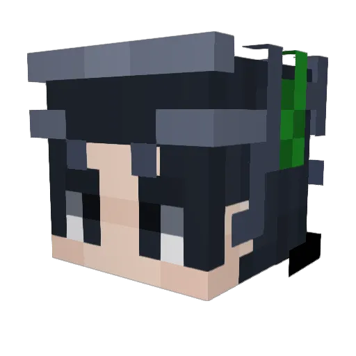 llLazarus Minecraft avatar head, 3D render