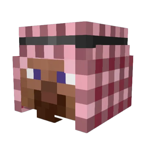 llMagicll Minecraft avatar head, 3D render