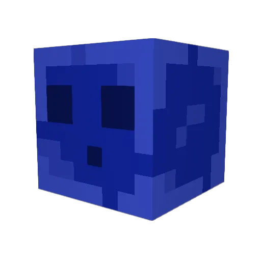 llSaGell Minecraft avatar head, 3D render
