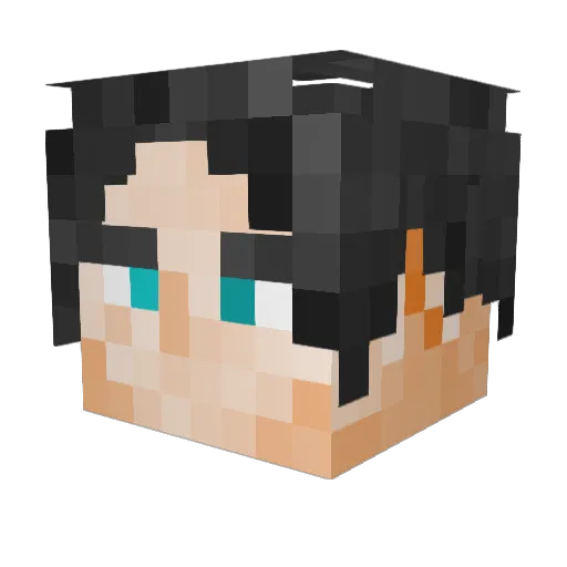 llTehBigzell Minecraft avatar head, 3D render
