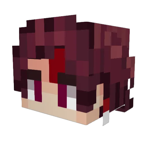 ll_procrow_ll Minecraft avatar head, 3D render