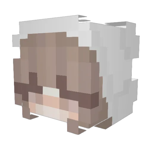 llacul_YT Minecraft avatar head, 3D render