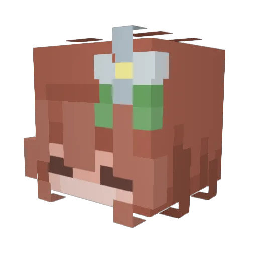 llaurik Minecraft avatar head, 3D render