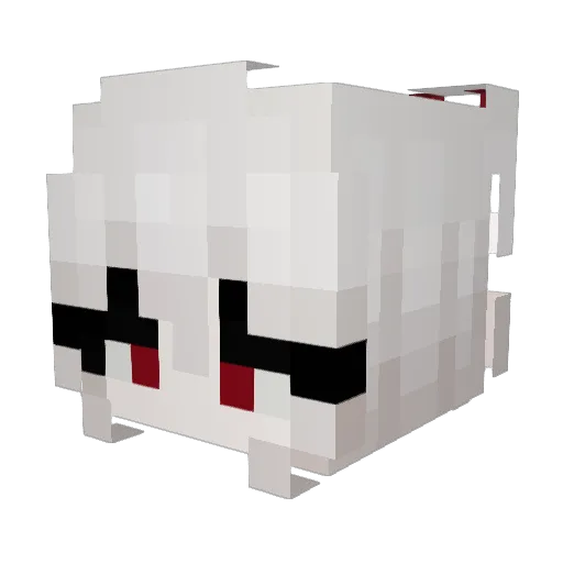 llayschip Minecraft avatar head, 3D render