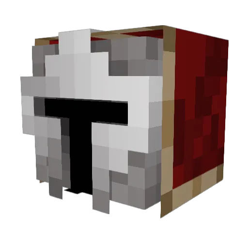 lldb Minecraft avatar head, 3D render