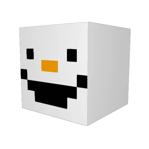 llenn1117 Minecraft avatar head, 3D render