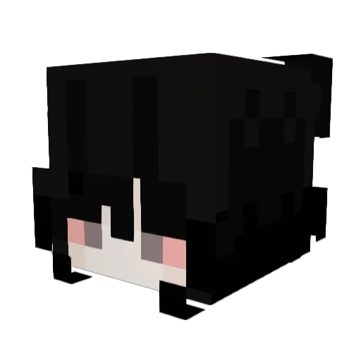 lleo7 Minecraft avatar head, 3D render