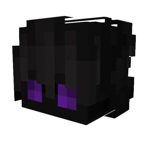 llhadesll Minecraft avatar head, 3D render