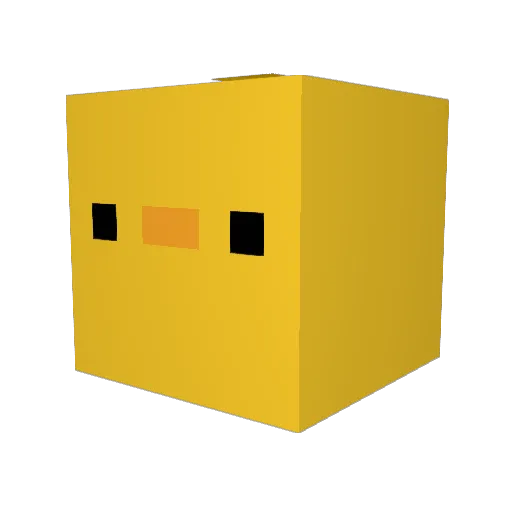 lllHydrationCL Minecraft avatar head, 3D render