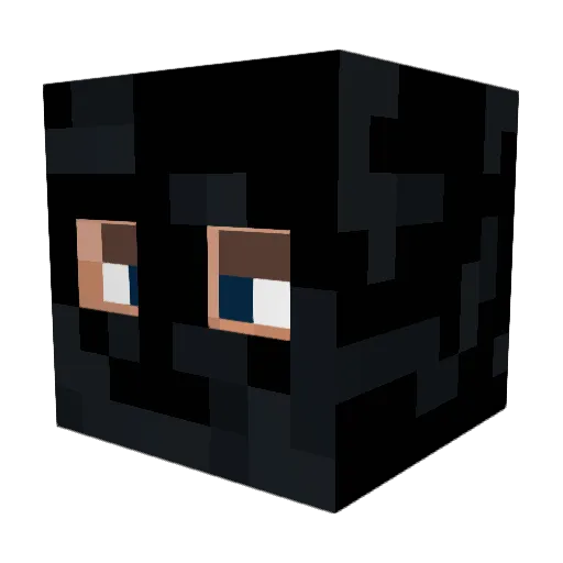 lllRaiNlll Minecraft avatar head, 3D render