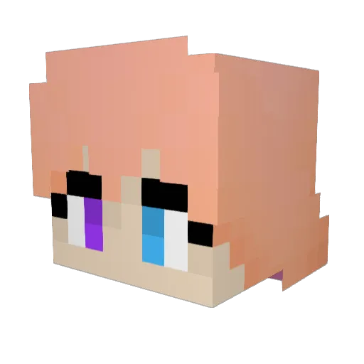 lll_Zoe_lll Minecraft avatar head, 3D render