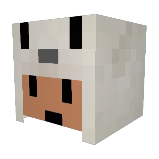 llladamlll Minecraft avatar head, 3D render