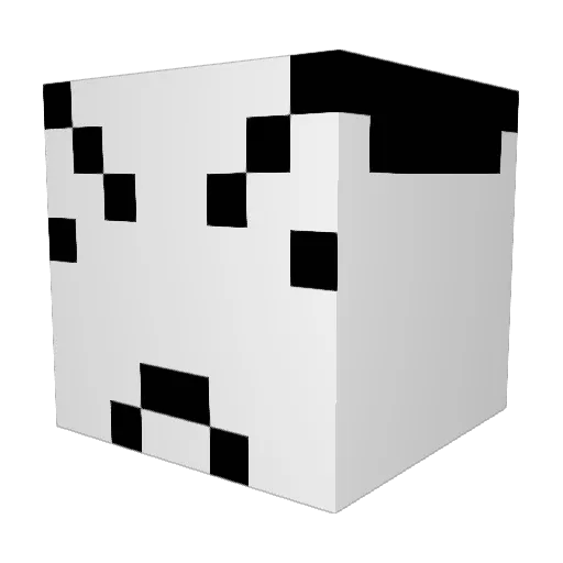 llles2 Minecraft avatar head, 3D render