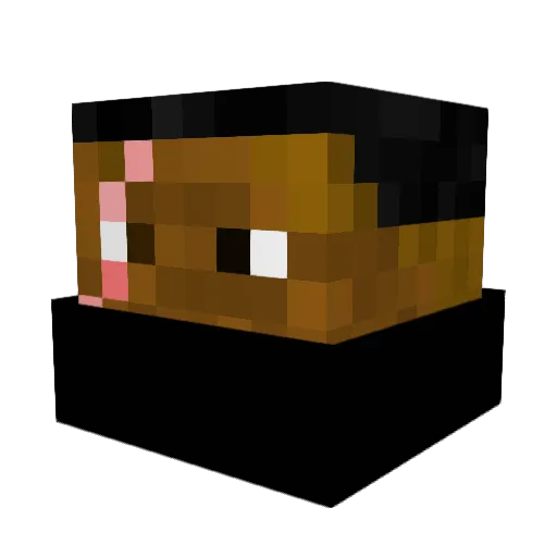 llll27815367 Minecraft avatar head, 3D render