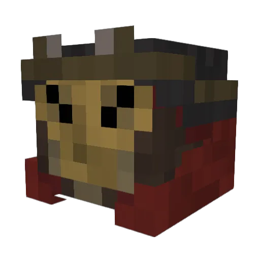 llollomarksman Minecraft avatar head, 3D render