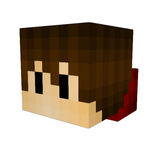 lloydofminecraft Minecraft avatar head, 3D render