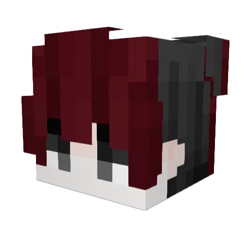 llsh4d Minecraft avatar head, 3D render