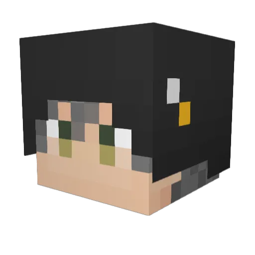 llshogunll Minecraft avatar head, 3D render