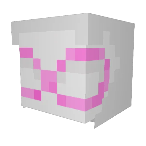 llumeraelies Minecraft avatar head, 3D render