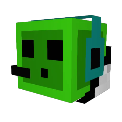 lluthra Minecraft avatar head, 3D render
