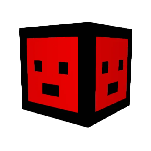 lluucc Minecraft avatar head, 3D render