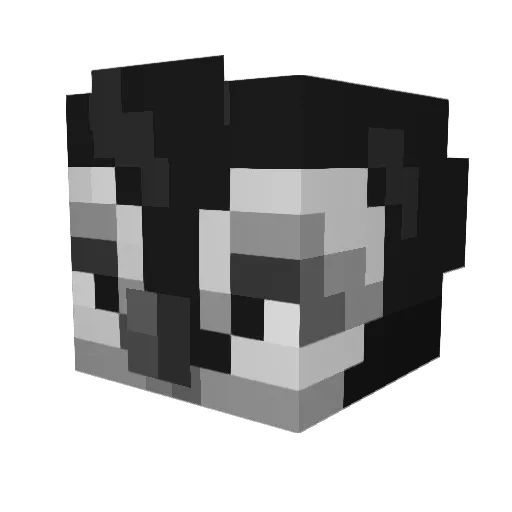 lluurii11 Minecraft avatar head, 3D render