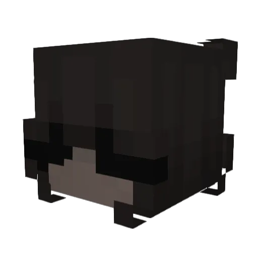 lluvalexa Minecraft avatar head, 3D render