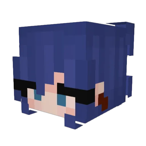 llveen1 Minecraft avatar head, 3D render