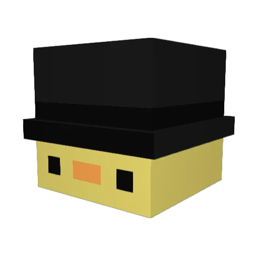 llyned Minecraft avatar head, 3D render