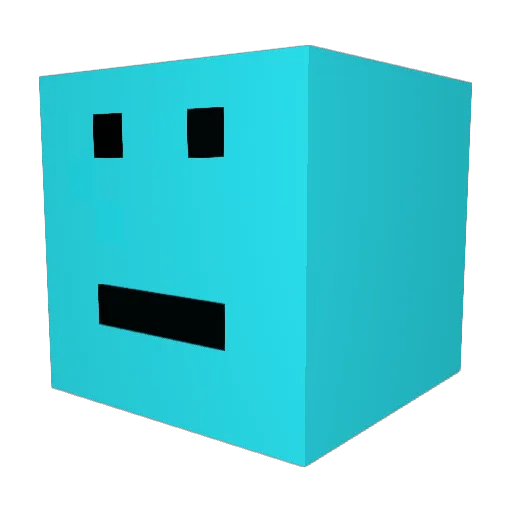 lmHoles Minecraft avatar head, 3D render