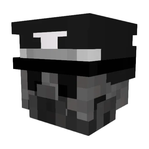 lmNormal Minecraft avatar head, 3D render