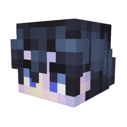 lmPandora Minecraft avatar head, 3D render