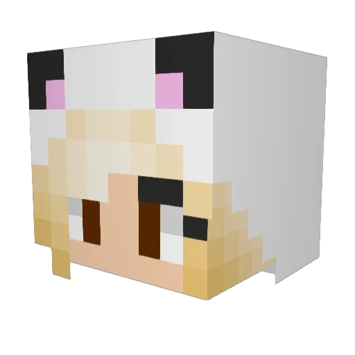 lmaccoul Minecraft avatar head, 3D render