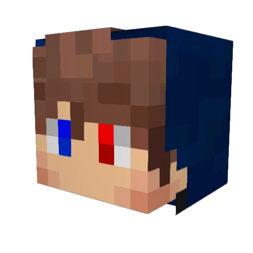lmaitlin Minecraft avatar head, 3D render