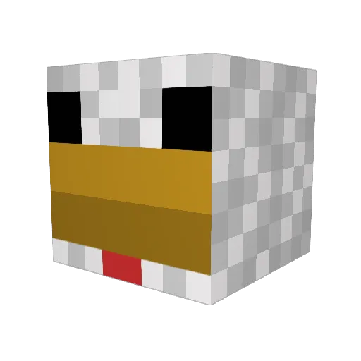 lman53 Minecraft avatar head, 3D render