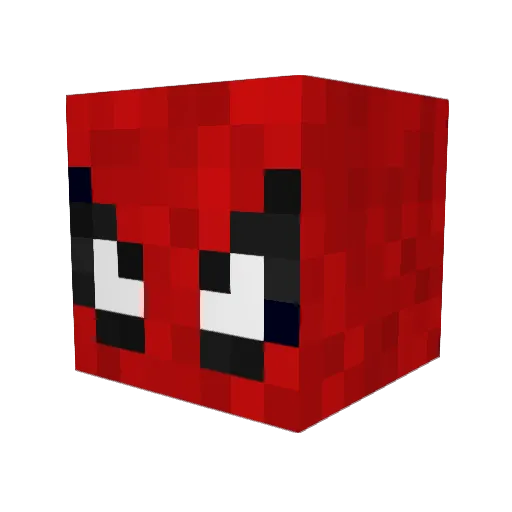 lmaopain Minecraft avatar head, 3D render
