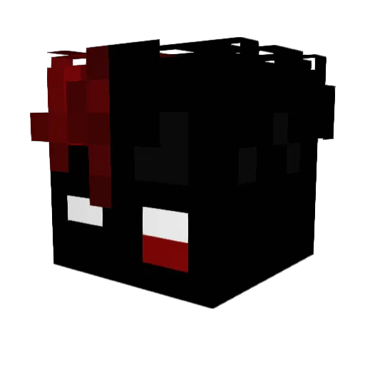 lmaosad Minecraft avatar head, 3D render