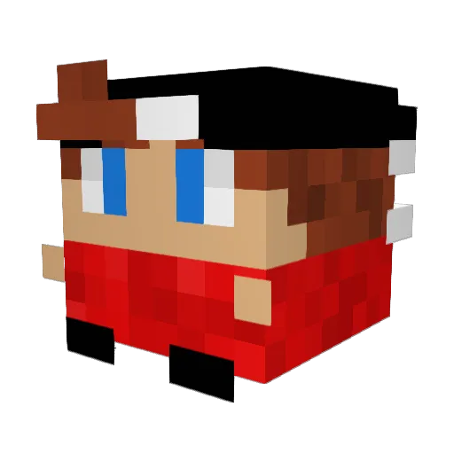 lmax97 Minecraft avatar head, 3D render