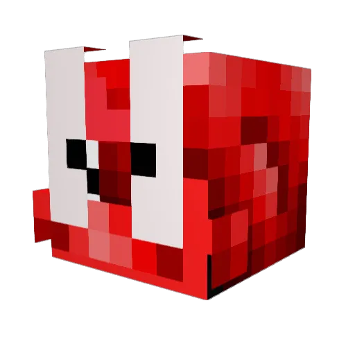 lmedd Minecraft avatar head, 3D render