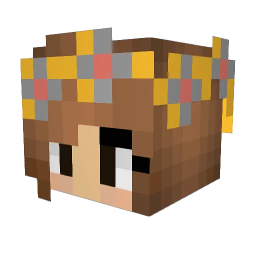 lmeyaart Minecraft avatar head, 3D render