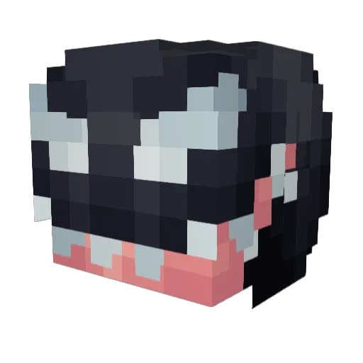 lmfaogang Minecraft avatar head, 3D render