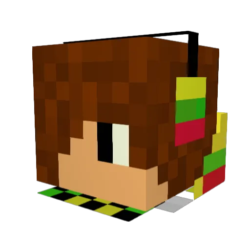 lmfau442 Minecraft avatar head, 3D render