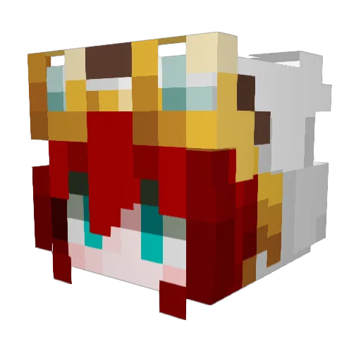 lmfy93 Minecraft avatar head, 3D render
