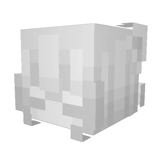 lmgod Minecraft avatar head, 3D render
