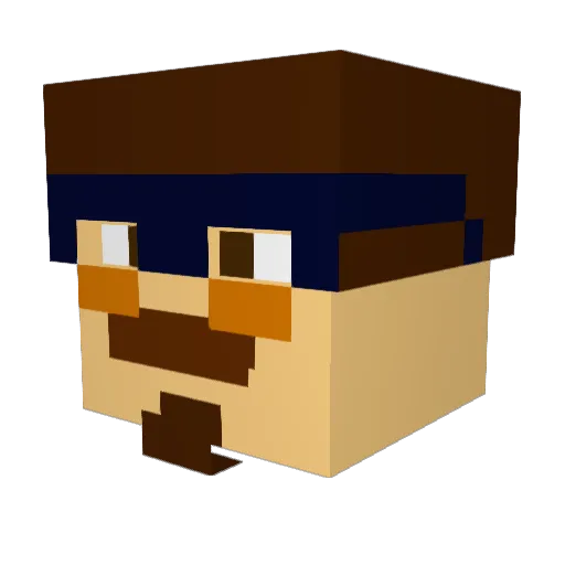 lmh_623 Minecraft avatar head, 3D render