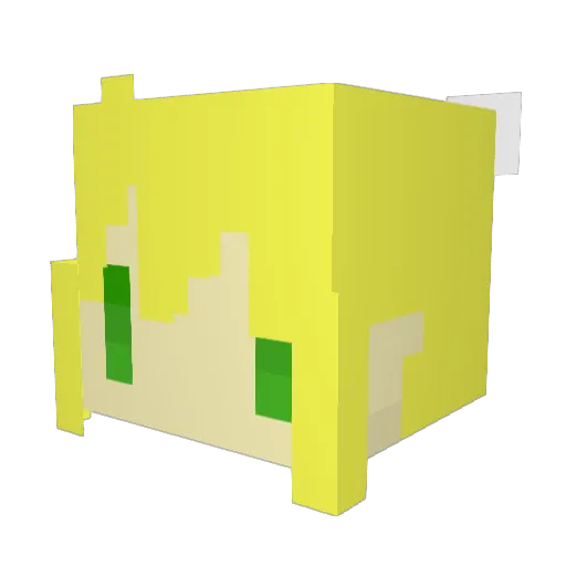 lmithl Minecraft avatar head, 3D render