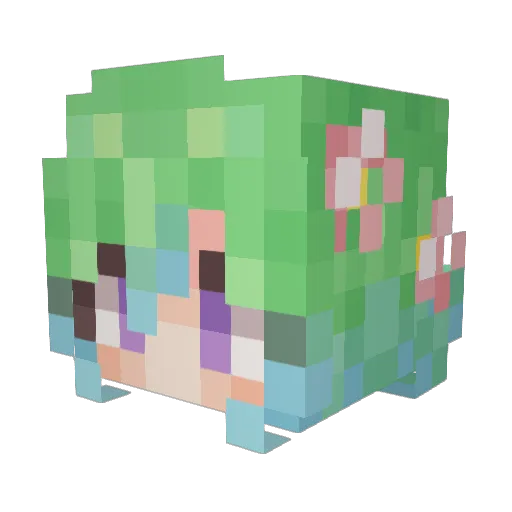 lmm838 Minecraft avatar head, 3D render